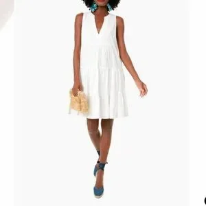 Tuckernuck Dresses White Swiss Dot Sleeveless Kenzo